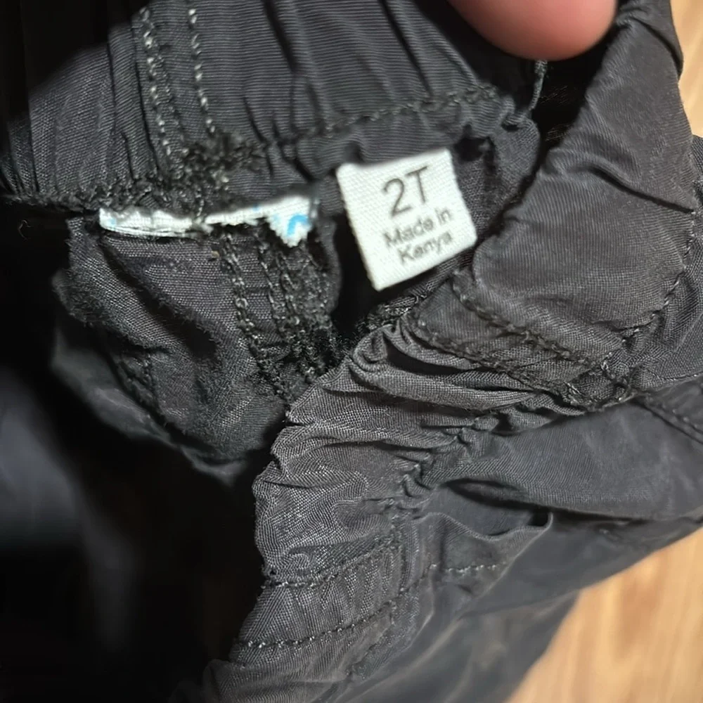 Dark gray 2T cargo kids shorts- comfortable and perfect for the summer play!